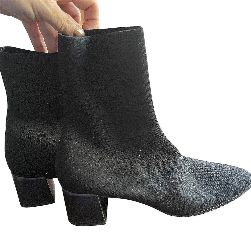 Via Spiga Sock Boots Black‎ 11